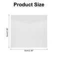 thumbnail image 2 of 30 Pack Vellum Paper, 2x2 Inch Vellum Jackets Pre-Folded Vellum Envelopes Transparent 53GSM, 2 of 7