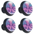 thumbnail image 2 of 4 Pcs Octopus Knobs for Kitchen Cabinet Cupboard Dresser Bookcase Drawer Pulls Handles Round Home Decor, 2 of 8