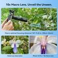 thumbnail image 5 of APEXEL 10X Tele-Macro Pro Dual Lens 2-in-1, Portable Clip-On Telephoto Macro Lens for 16 pro max, Pro Photography for Travel, Concert, Exploration, 5 of 10