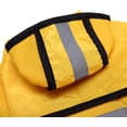 thumbnail image 3 of Dog Reflective Raincoat with Hood Harness Hole, Waterproof Slicker Poncho for Small Medium Dogs and Puppies, S , Yellow, 3 of 7