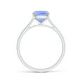 thumbnail image 2 of Angara Natural 2.45 Ct. Tanzanite Fashion Ring in 14K White Gold for Women (Ring Size: 8), 2 of 9