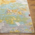 thumbnail image 2 of Hauteloom Miaray Living Room, Bedroom Area Rug - Contemporary - Yellow, Ice Blue, Ivory - 5'7" x 7'10", 2 of 6