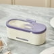 thumbnail image 5 of Organizador de Especias, Tarro de Vidrio de 3 Compartimentos con Tapa y Cuchara, Especiero de Cocina, Aceitera Doméstica, Caja de Condimentos Msg, Especiero Morado, 5 of 6