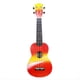 thumbnail image 1 of Ukelele Soprano de Madera de 21 Pulgadas, Guitarra Hawaiana para Estudiantes y Niños, con Nubes de Colores., 1 of 8