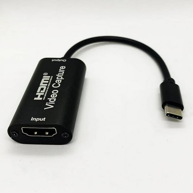 Type-c capture card PS4 mini computer stick monitoring main camera top box connected to OTG Android mobile phone display