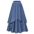 thumbnail image 6 of Women's Renaissance High Waist Elastic Layered Ruffled Skirt All-Season Elegant Skirt for Casual/Formal Wear, 6 of 10