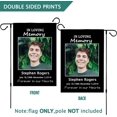 thumbnail image 2 of AISENIN Custom Memorial Flag Personalized Garden Flag in Loving Memory with Photo Name Date Memory Garden Flags for Outdoor Yard Farmhouse Porch Patio Decorations 12*18INCH Double Sides, 2 of 4