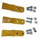 thumbnail image 1 of Accesorios para miniexcavadoras, repuestos profesionales para excavadoras de 2 toneladas, fácil instalación. Dientes de cubo, 1 of 9