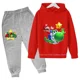 thumbnail image 1 of Conjunto de sudadera con capucha de Super Mario bros para niños, chaqueta para niños, ropa de primavera y otoño, suéter para niños de 3 a 14 años, venta, nuevo, 1 of 1