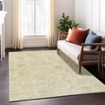 thumbnail image 6 of Addison Rugs Chantille Indoor/Outdoor Transitional Damask Gold Machine Washable Rectangle Rug, 9' x 12', 6 of 8