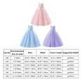 thumbnail image 6 of IDOPIP Butterfly Flower Girl V-Back Bow Dress for Kid Wedding Pageant Party Shiny Bownkot V-backless Tulle Dress Wedding Bridesmaid Pageant Party Long Maxi Gown 7-8 Years Pink - Sequin Star, 6 of 6