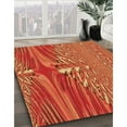 thumbnail image 3 of Ahgly Tapis Rectangulaire Lavable en Machine Orange Citrouille Transitionnel, 2 Pieds x 5 Pieds, 3 of 7