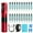 Red, variant on Tättoo Pen Kit - High Capacity 2000mAh Wireless Tättoo Machine with Motor, Adjustable Voltage, and Long-lasting Battery for Professional Tättoo Artists
