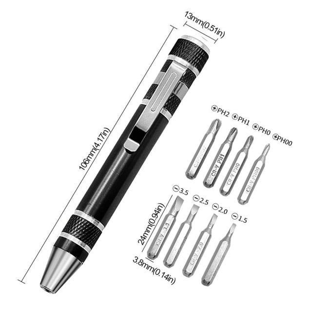 Screwdriver Set Magnetic Precision Screwdriver Bits Repair Slotted Screw Driver For Phone Laptop Hand Repair Tool