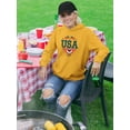 thumbnail image 2 of Usa. Independence Day Hoodie Women -Image by Shutterstock, Female Medium, 2 of 4