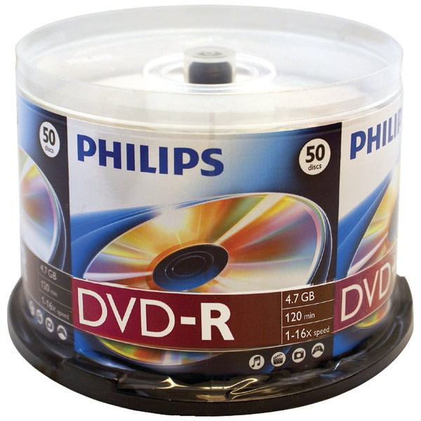 Philips 4 7gb 16x Dvd R 50pk Spdl Walmart Com Walmart Com