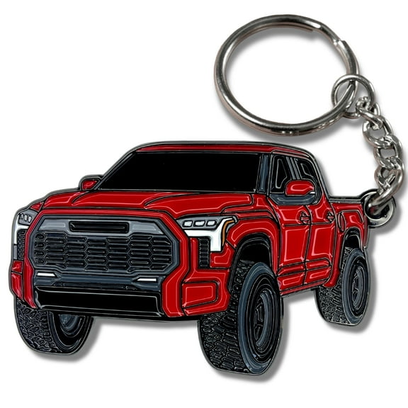 Accessories Metal Tundra Keychain 2024 2023 - Key Ring Fob Cover Ring Key Chain Toy Gift Truck