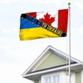 thumbnail image 4 of Flagwix Stand With Ukraine, Canada Ukraine Grommet Flag THB3781GFv1 - 4x6 ft., With Flag Pole Rings, 4 of 6