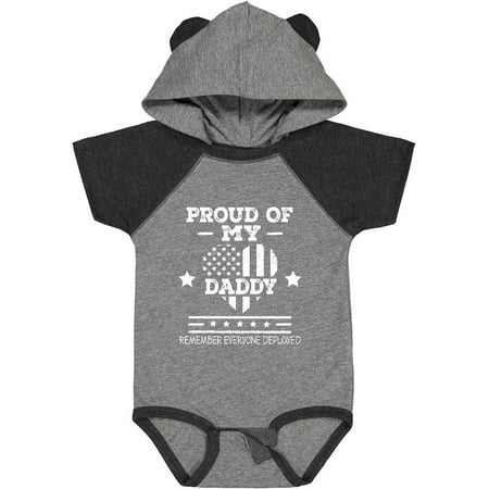 

Inktastic Military Daddy Red Friday Deployed Gift Baby Boy or Baby Girl Bodysuit