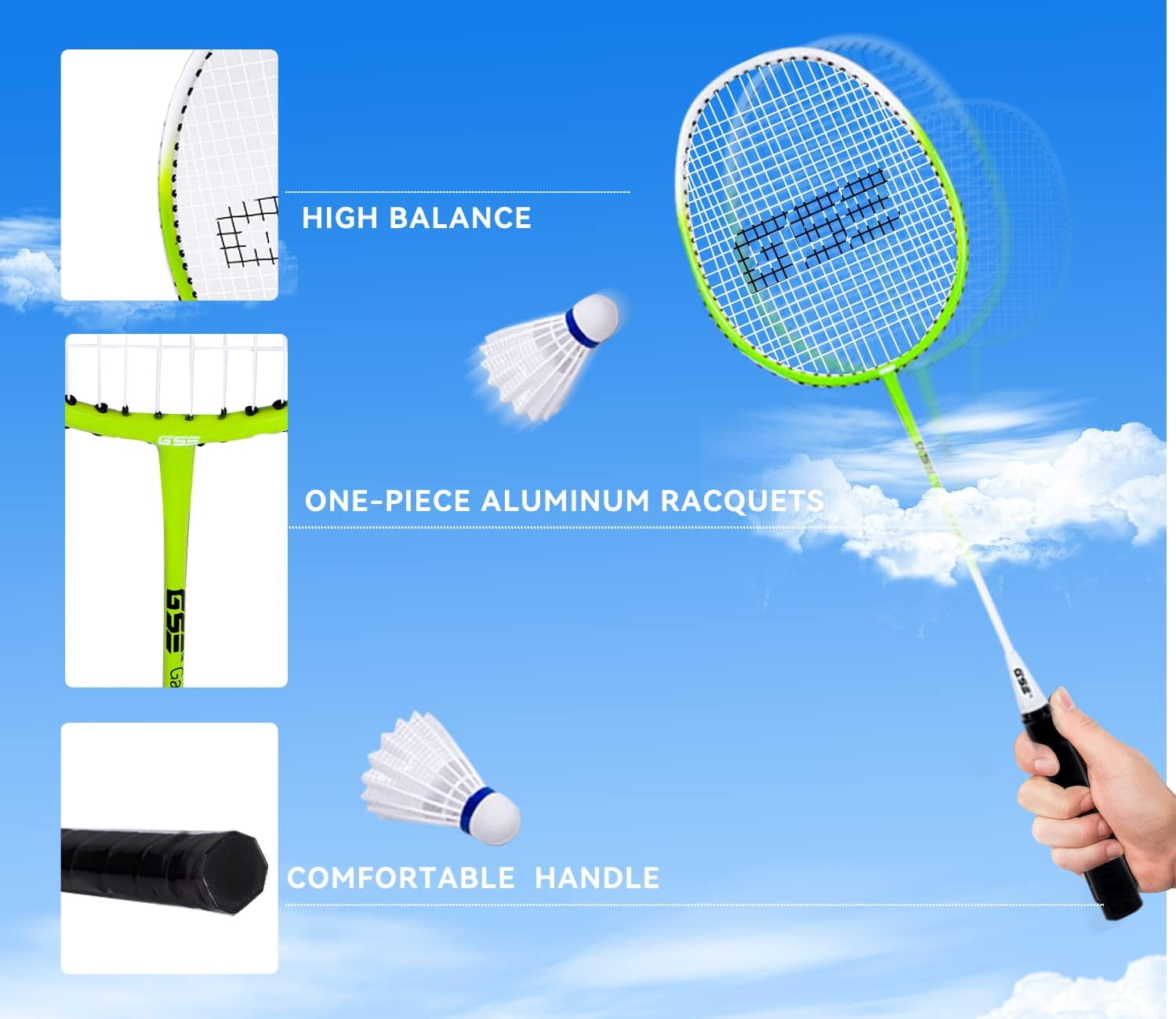Best High-Quality Badminton Sport complete badminton set, with