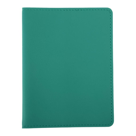 Unique Bargains 1 Pc Passport Holder Solid Color Passport Sleeve Green