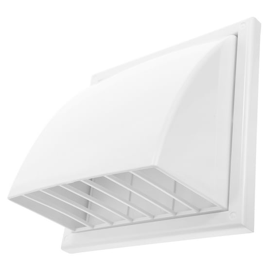HOMEMAXS  Windshield Air Condition Vent Covers Wall Outdoor Dryer Machine White