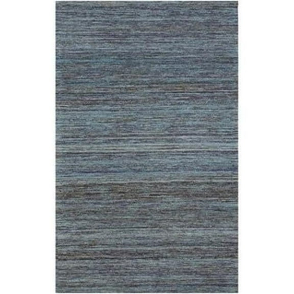 Momeni Banaras Hand Knotted Wool Blue Area Rug 2' X 3'
