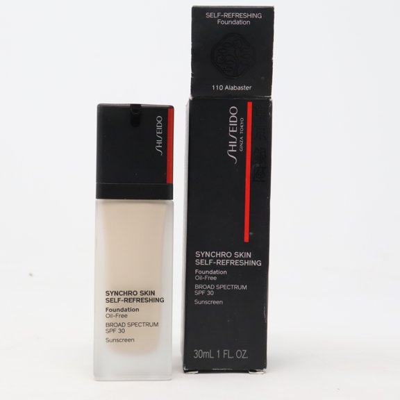 Shiseido Synchro Skin Self-Refreshing Foundation 1.0oz 110 Alabaster New