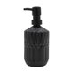 thumbnail image 1 of Dispensador de Jabón de Grano de Bambú de Fondo Redondo Único 13.53oz Negro, 1 of 6