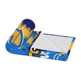 thumbnail image 3 of Manta clásica personalizada LAC_Chargers para fanáticos del fútbol, regalos para hombres y mujeres, manta de microfibra ultra suave, regalos para niños y fanáticos, 3 of 8