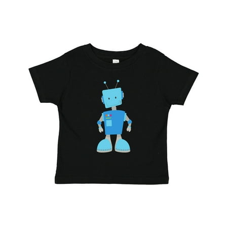 

Inktastic Cute Robot Funny Robot Silly Robot Blue Robot Gift Toddler Boy or Toddler Girl T-Shirt