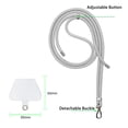 thumbnail image 5 of Cell Phone Lanyard, Adjustable Nylon Neck Phone Strap Detachable Phone Tether Safety Strap Durable Patches for iPhone/Samsung/Google/Oneplus/All Smartphone, 5 of 5