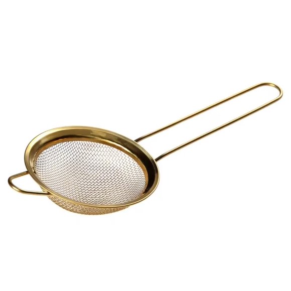 Tamiz de malla fina de acero inoxidable dorado BlendWell Gold