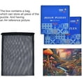 thumbnail image 6 of Colorful Landscape with Mushrooms Jigsaw Puzzle 500 Pieces, Zigsaw with Storage Bag and Reference Picture Easy to Solve Family Game Creative Gift for Friends Parents Grandparents, 6 of 6