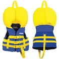 thumbnail image 3 of Airhead Infant Series Life Jacket, Babies 15-30 lbs, Blue & Yellow, 3 of 5