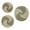Brown Handmade Spiral Basket Radial Plate Round S/3 29", 24", 20"D, variant on DecMode Black Seagrass Handmade Spiral Basket Plate Wall Decor (3 Count)