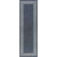 thumbnail image 3 of Bliss Rugs Greek Key Indoor Outdoor Rug Water Resistant Runner Rug for Patio, Hallway, Entryway, Deck, Navy ,2' x 8', 3 of 8