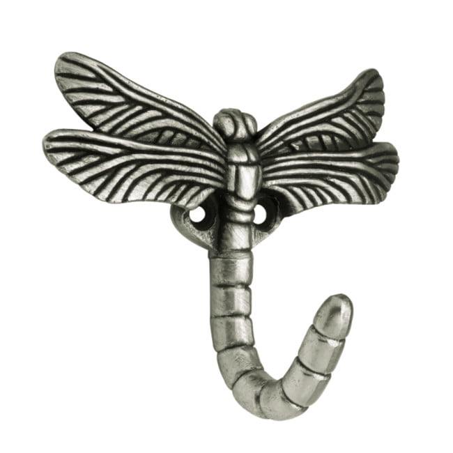 Brainerd Dragonfly Hook, Antique Pewter