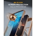 thumbnail image 3 of Funda magnética Miracase para iPhone 16 Pro con pantalla dorada, 3 of 8