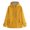 Yellow, variant on Dyfzdhu Rain Jackets for Women Solid Outdoor Plus Waterproof Hooded Raincoat Windproof Jacket Coat Black