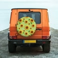 thumbnail image 6 of Pofeuu Sunflower Leaves Print Spare Tire Wheel Cover for Car Truck SUV Camper Universal Fit Spare Tire Cover RV Spare Tire Covers-14 inch, 6 of 6