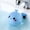 Blue, variant on Whale Spouting Water Bath Toy, Soft Silicone Pinch Decompression Toy for Summer Swimming Pool