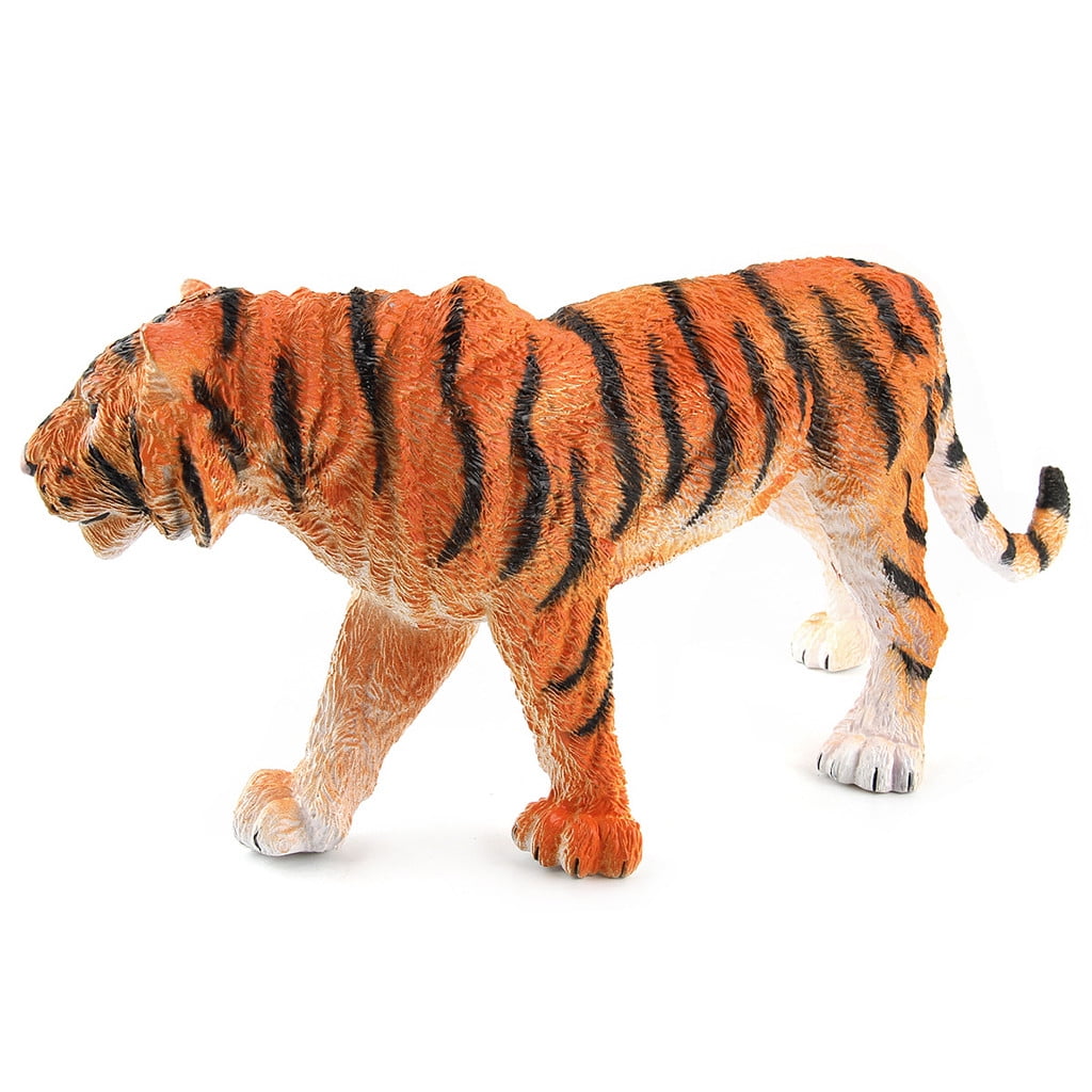 Educational Science Tiger Animal Model Ornament Figurine Toy For Kids Gift