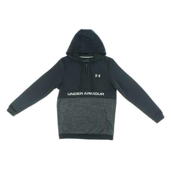 Under Armour Fleece Half-Zip Mens Jackets Size M, Color: Black