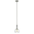 thumbnail image 1 of Chloe Lighting CH2S007BN08-DP1 Layla Transitional 1 Light Brushed Nickel Ceiling Mini Pendant - 8 in., 1 of 1