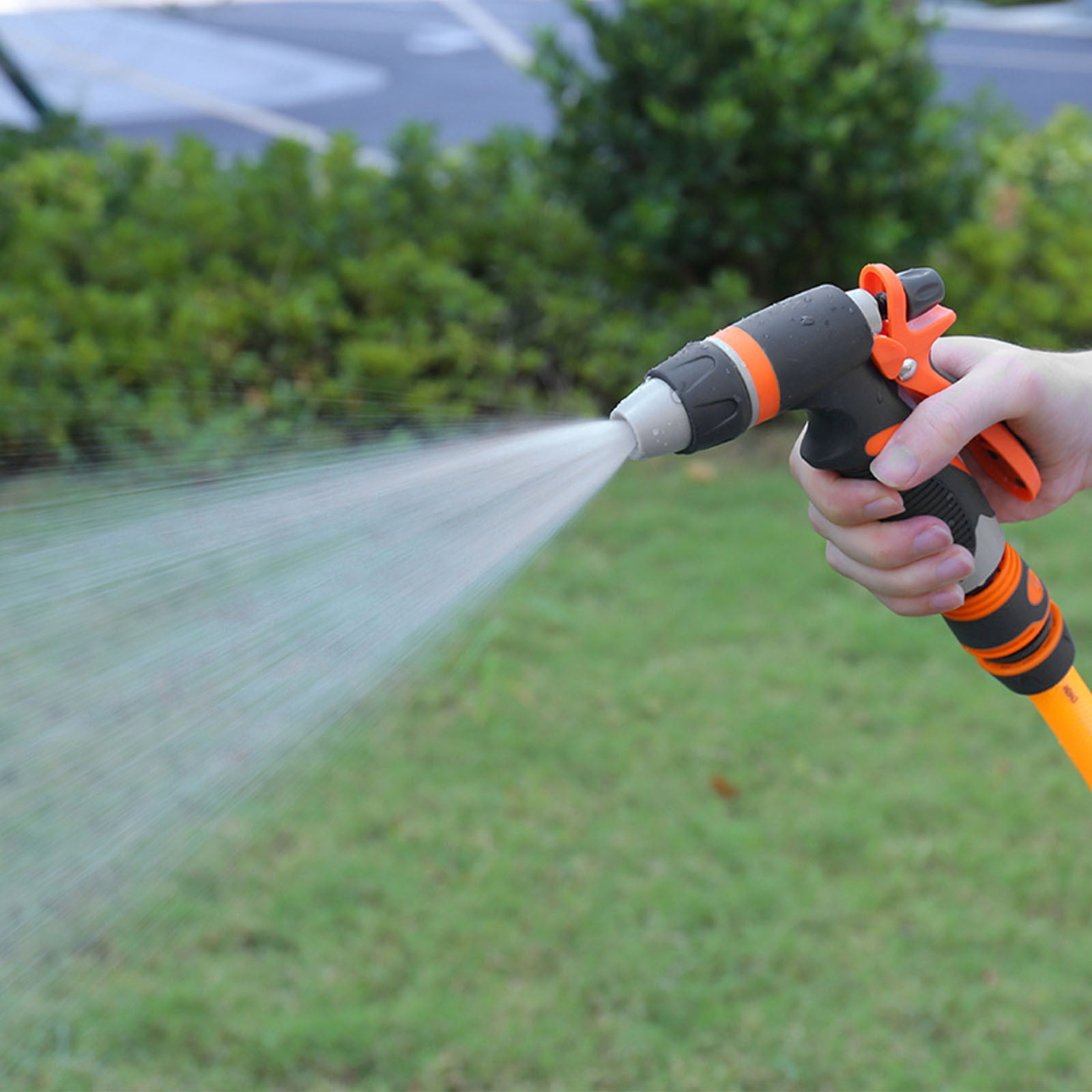 Garden Hose Nozzle, Heavy Duty Hose Nozzle with Adjust Watering Patterns, Multifunctional High Pressure Hose Nozzle Sprayer for Home, Watering Lawns and Garden