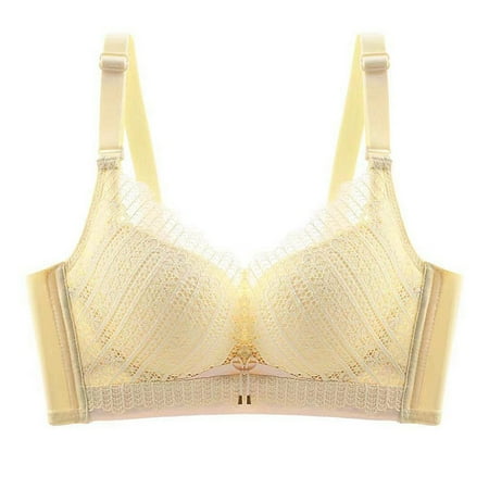 SRZYMJ Casual Bra for Women Lace Wireless Bra for Women Lift and Support Small Chest Comfortable Everyday T-Shirt Design Elegant Feminine Apparel SRZYMJ Casual Bra for Women Lace Wireless Bra for Women Lift and Support Small Chest Comfortable Everyday T-Shirt Design Elegant Feminine Apparel