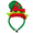 Red, variant on 1 Pack Christmas Holiday Pet Adjustable Headband Accessory in Assorted Styles – Festive Pet Costume Headband for Dogs & Cats, Red