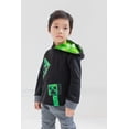 thumbnail image 2 of Sudadera con capucha y pantalones Outfit Minecraft Creeper para niños pequeños, 2 of 8