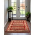 thumbnail image 5 of Unique Loom Fars Collection Area Rug - Pasadena (9' x 12' 2" Rectangle Rust Red/Black), 5 of 7